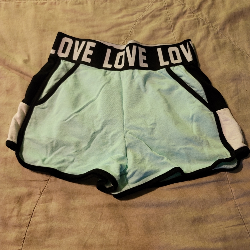 Shortie blue shorts